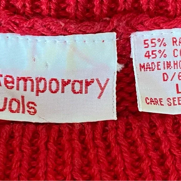 Red Nautical Kids Sweater Vest - Picture 3 of 3